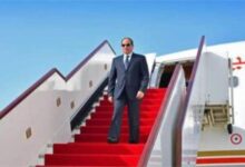 الرئيس السيسي يعود إلى أرض الوطن بعد ختام جولة آسيوية ناجحة ومثمرة