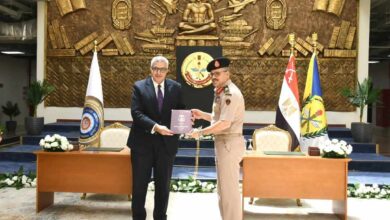 الأكاديمية العسكرية توقع بروتوكول تعاون مع المجلس الأعلى للجامعات 