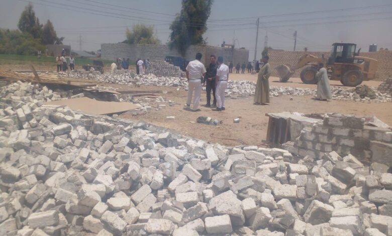 حملة موسعة لإزالة التعديات على أراضي الدولة والزراعة بقنا ضمن الموجة 26