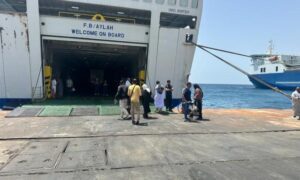 مغادرة الفوج الثاني من حجاج بيت الله الحرام من ميناء نويبع البحري 