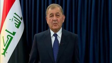 الرئيس العراقي لوفد الاعلام ى المصرى : التعاون مع مصر استراتيجي وهناك تطابق في وجهات النظر