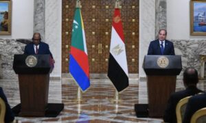 الرئيس السيسى: اتفقنا على تعزيز التعاون مع جمهورية القمر المتحدة 