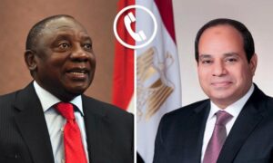 الرئيس السيسي يبحث مع رئيس جنوب إفريقيا سبل تعزيز الأمن في القارة
