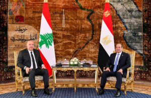 الرئيس السيسي يبحث مع نظيره اللبناني استعادة الاستقرار الإقليمي 