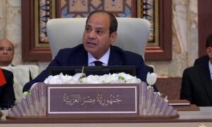 الرئيس السيسي: نعتزم تنظيم مؤتمر دولي للتعافي المبكر وإعادة إعمار غزة والسودان يمر بمنعطف خطير يستوجب عمل عاجل لوقف إطلاق النار ويجب العمل على إعلاء مصلحة الأمة وتسوية النزاعات