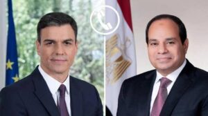 الرئيس عبد الفتاح السيسي يتلقى اتصالًا هاتفيًا من رئيس الوزراء الإسباني