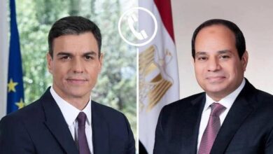 الرئيس عبد الفتاح السيسي يتلقى اتصالًا هاتفيًا من رئيس الوزراء الإسباني 