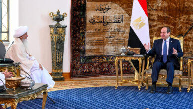 الرئيس السيسي يستقبل سلطان طائفة البهرة بالهند