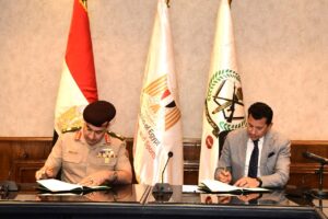 قيادة قوات الدفاع الشعبى والعسكرى توقع بروتوكول تعاون مع وزارة الشباب والرياضة