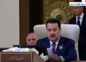 رئيس وزراء العراق: مصلحة شعوبنا أولوية فوق كل اعتبار.. وندعو لوقف العدوان على فلسطين