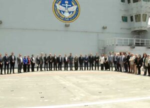 المتحدث العسكرى : القوات البحرية تستقبل وفدًا من أعضاء النادى البحري للنيابة الإدارية 
