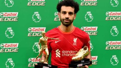رسميًا.. محمد صلاح يحصد الحذاء الذهبي لـ الدوري الإنجليزي وجائزة الأكثر صناعة للأهداف 