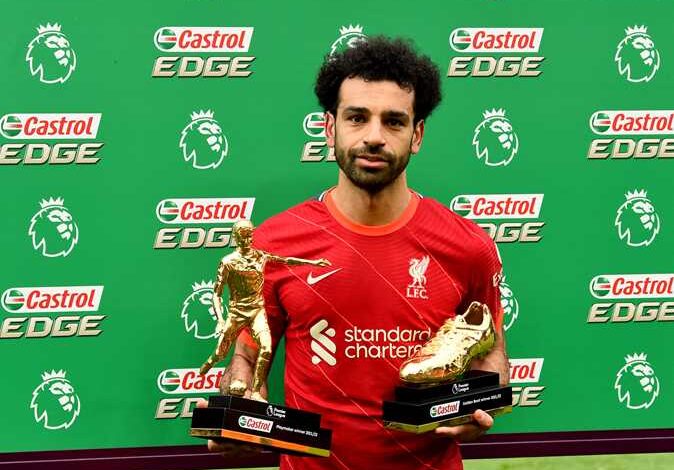 رسميًا.. محمد صلاح يحصد الحذاء الذهبي لـ الدوري الإنجليزي وجائزة الأكثر صناعة للأهداف 
