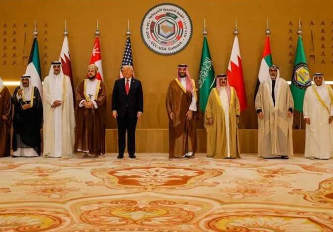 انطلاق أعمال القمة الخليجية الأمريكية الخامسة بمشاركة ترامب وقادة دول الخليج  