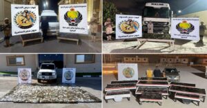 المتحدث العسكرى :العين الساهرة لقوات حرس الحدود تواصل توجيه ضرباتها القاصمة لمهربي المواد المخدرة التى تستهدف الامن القومى المصرى 