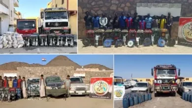 المتحدث العسكرى : نشاط مكثف للعين الساهرةلقوات حرس الحدود على كافة الإتجاهات الإستراتيجية للدولة