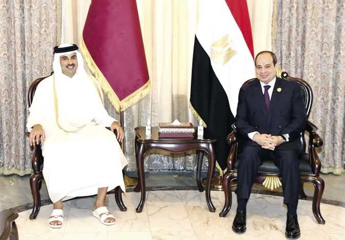 السيسي يشيد بالقدرات العسكرية لدولة قطر وحنكة قيادتها في إدارة الأزمة الأخيرة 