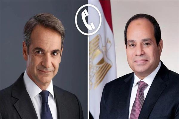 الرئيس السيسي و«كيرياكوس» يؤكدان على ضرورة وقف التصعيد في الشرق الأوسط 