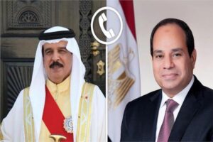 الرئيس السيسي وملك البحرين يبحثان هاتفيًا مستجدات الأوضاع الإقليمية 