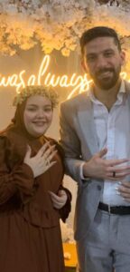 الف مبروك خطبة سعيدة للانسة مريم على الاستاذ حسام الديب