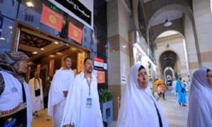 حجاج القرعة يشيدون بجهود بعثة وزارة الداخلية للعمل على راحتهم
