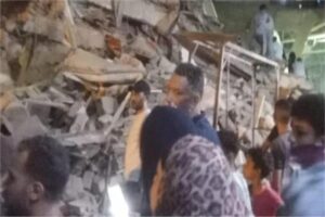 سقوط عقار مكون من 4 أدوار بالسيدة زينب وسقوط ضحايا ومصابين