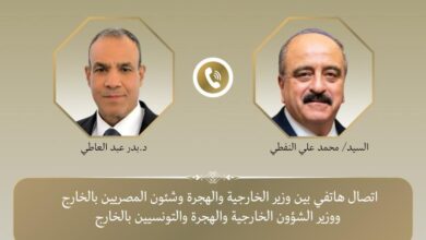 وزير الخارجية: مصر تتطلع لتطوير العلاقات مع تونس لتحقيق مصالح الشعبين 