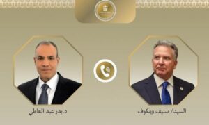 عبد العاطي يشدد في إتصال مع ويتكوف على أهمية وقف العدوان الإسرائلي على غزة 