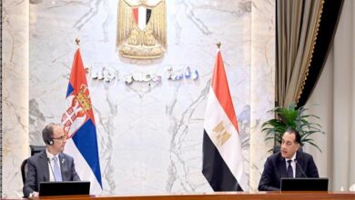 رئيس وزراء صربيا: مصر نقطة الاستقرار في الشرق الأوسط والبحر المتوسط