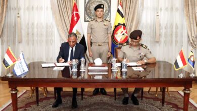 المتحدث العسكرى : الكلية الفنية العسكرية توقع عقدى إتفاق مع شركة الشرق الأوسط لخدمات تكنولوجيا المعلومات (MCS) وشركة تكنولوجيا تشغيل المنشآت المالية (E- FINANCE) 