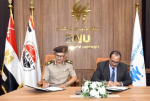 مركز البحوث الطبية والطب التجديدى يوقع بروتوكول تعاون مع جامعة بنها الأهلية ) 