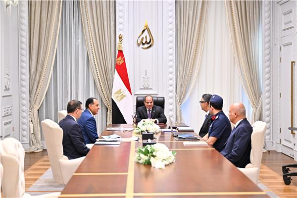 الرئيس السيسي: الأمن الغذائي المصري في وضع مستقر ومطمئن