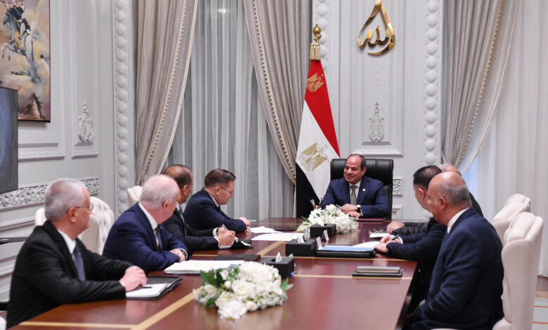 السيسي يلتقي المدير العام لهيئة الدولة للطاقة النووية "روسأتوم" الروسية