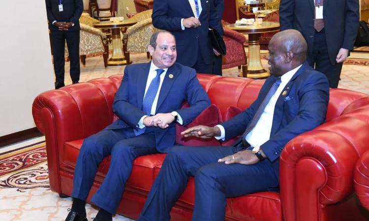 الرئيس السيسي يلتقي عددا من القادة الأفارقة لدفع جهود التنمية وحفظ الأمن 