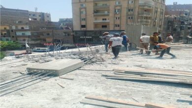 التنمية المحلية: إزالة عقار علي مساحة 1000 متر بعين شمس بالقاهرة بدون ترخيص