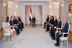 الرئيس السيسي يستقبل رئيس مجلس الوزراء اللبناني 