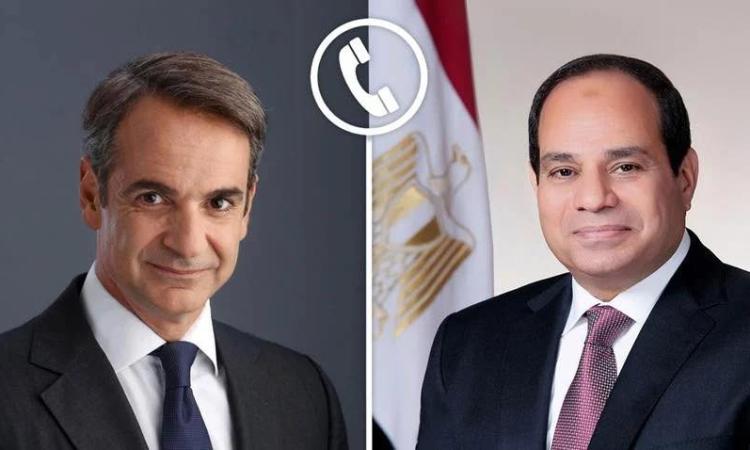 الرئيس السيسي ورئيس وزراء اليونان يبحثان العلاقات الثنائية بين البلدين 