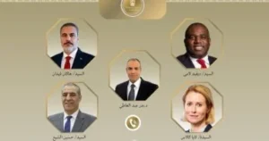 وزير الخارجية يبحث مع نظيريه البريطانى والتركى مستجدات "وقف إطلاق النار بغزة" 
