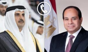 الرئيس السيسي يؤكد دعم مصر لما تتخذه قطر من إجراءات لحماية أمنها