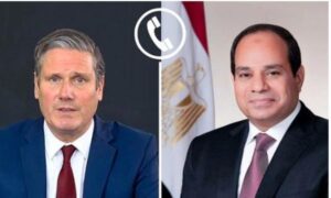 الرئيس السيسي يتلقي اتصالا هاتفيا من رئيس وزراء بريطانيا