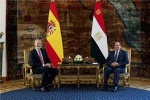 تفاصيل لقاء الرئيس السيسي وملك إسبانيا بقصر الاتحادية