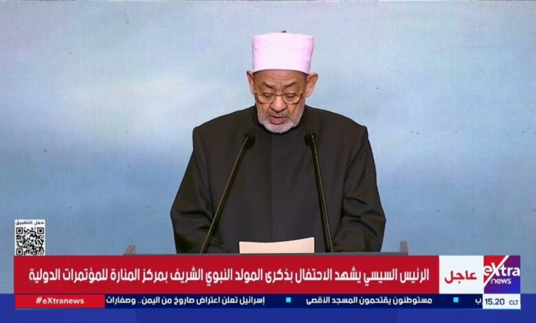 شيخ الأزهر: التضامن العربي والإسلامي الحل الوحيد للقضية الفلسطينية 