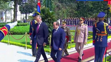 الرئيس السيسي والسيدة قرينته يستقبلان ملك وملكة إسبانيا بقصر الإتحادية