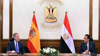 مدبولي لملك إسبانيا: نتطلع للاستفادة من الخبرة الأسبانية كدولة سياحية كبرى وإسبانيا أحد الشركاء التجاريين المهمين لمصر في الاتحاد الأوروبي