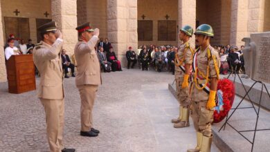 المتحدث العسكرى :القوات المسلحة تشارك عدد من دول الكومنولث الإحتفال السنوى لإحياء الذكرى (83) لضحايا معركة العلمين