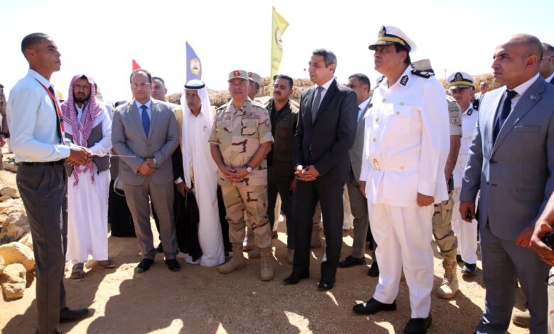 الجيش الثالث الميدانى يفتتح مزار النقطة الحصينة بعيون موسى 