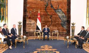 الرئيس السيسى يستقبل المبعوث الخاص الأمريكى وكبير مستشارى ترامب 