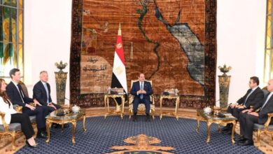 الرئيس السيسى يستقبل المبعوث الخاص الأمريكى وكبير مستشارى ترامب