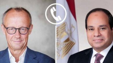الرئيس السيسى يتلقى اتصالا هاتفيا من المستشار الألمانى بشأن اتفاق شرم الشيخ 
