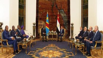 الرئيس السيسى يستقبل رئيس الكونغو الديمقراطية ويثمن مشاركته بافتتاح المتحف 